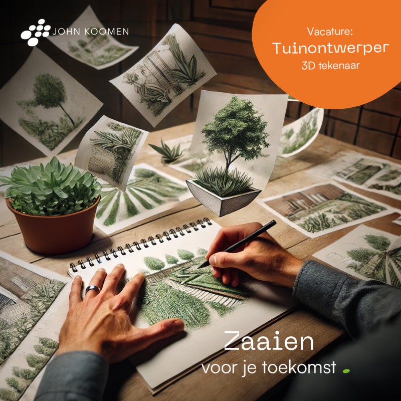 Junior Tuinontwerper/3-D tekenaar 32-40 uur